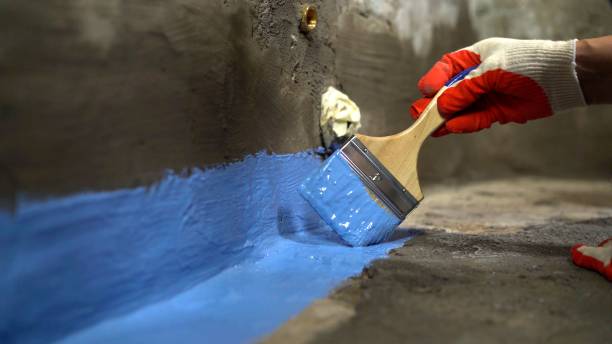 Commercial Vapor Barrier Installation project at a Woodburn, IN business property by SJ Waterproofing Pros